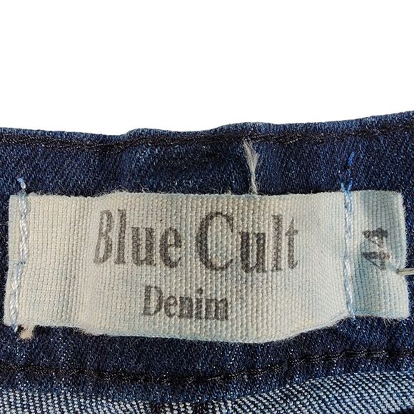 Blue Cult Jeans Mens 44X32 Moto Distressed Stretch Blue NWT Style 12FUS09-X - Picture 5 of 7
